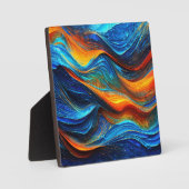 Plaque Photo Océan Lava "Pyroquatique" (Recto)