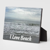 Plaque Photo Ocean Sea Beach Water Photo Citation de typographi (Côté)