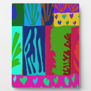 Plaque Photo Ode to Matisse Collage