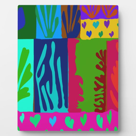 Plaque Photo Ode to Matisse Collage (Devant)