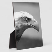 Plaque Photo Oeil d'aigle noir et blanc (Côté)
