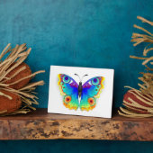 Plaque Photo Oeil de paon arc-en-ciel (Côté)