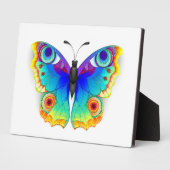 Plaque Photo Oeil de paon arc-en-ciel (Côté)