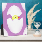Plaque Photo oeuf de poule pâpâpâle (Côté)