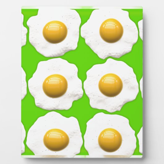 Plaque Photo oeufs verts (Devant)