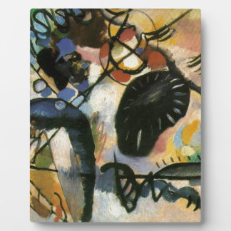 Plaque Photo Oeuvre Abstraite de Kandinsky Black Spot