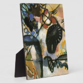 Plaque Photo Oeuvre Abstraite de Kandinsky Black Spot (Côté)