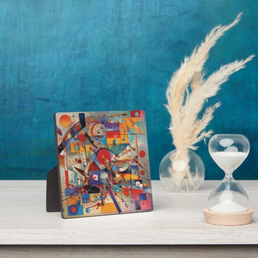 Plaque Photo Oeuvre Abstraite moderne (Insitu)