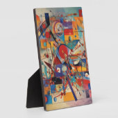 Plaque Photo Oeuvre Abstraite moderne (Côté)