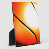 Plaque Photo Oeuvre de basket-ball (Côté)