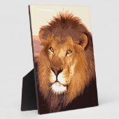 Plaque Photo OEuvre de Lion (Côté)