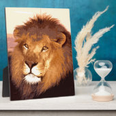 Plaque Photo OEuvre de Lion (Côté)