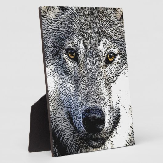 Plaque Photo OEuvre Wolf Eyes (Côté)