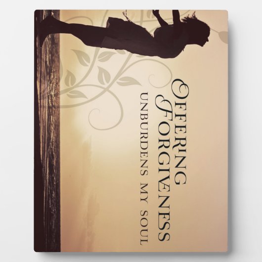 Plaque Photo Offrir le pardon (Devant)