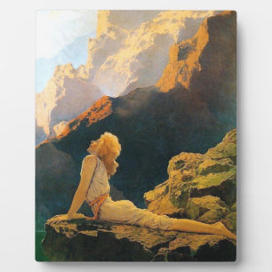 Plaque Photo Oies sauvages Par Maxfield Parrish