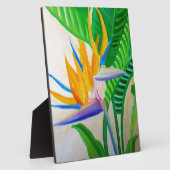 Plaque Photo Oiseau du Paradis Design (Côté)