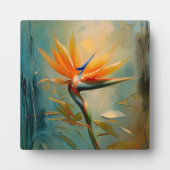 Plaque Photo Oiseau du Paradis Plante tropical (Devant)