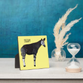 Plaque Photo Okapi (Insitu)