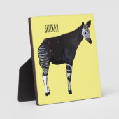 Plaque Photo Okapi (Recto)