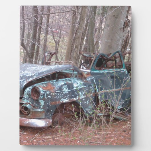 Plaque Photo Old Blue (Junker car) (Devant)