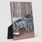 Plaque Photo Old Blue (Junker car) (Côté)