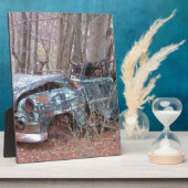 Plaque Photo Old Blue (Junker car) (Côté)