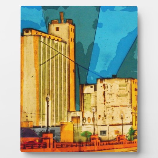 Plaque Photo Old Town Tempe - Hayden Flour Mill (Devant)