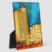 Plaque Photo Old Town Tempe - Hayden Flour Mill (Côté)