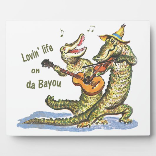 Plaque Photo On da Bayou (Devant)