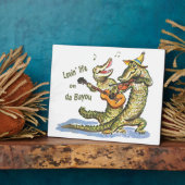 Plaque Photo On da Bayou (Côté)