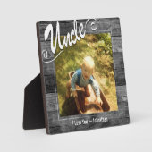 Plaque Photo Oncle Je t'aime Photo (Recto)