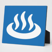 Plaque Photo Onsen ♨ Hot Spring 温 泉 Japonais (Côté)