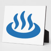 Plaque Photo Onsen ♨ Hot Spring 温 泉 Japonais (Côté)