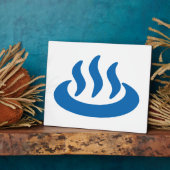 Plaque Photo Onsen ♨ Hot Spring 温 泉 Japonais (Côté)