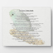Plaque Photo Onze Demandes De Parrotlets (Devant)