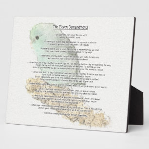 Plaque Photo Onze Demandes De Parrotlets