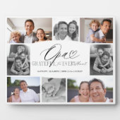 Plaque Photo Opa Grateful for Every Moment Photo Collage (Devant)