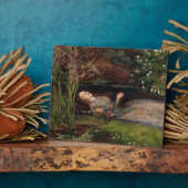 Plaque Photo Ophélie par John Everett Millais (Côté)