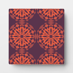 Plaque Photo Orange purple cool, unique