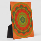 Plaque Photo Orange Twirl (Côté)