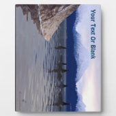 Plaque Photo Orca d'eau foncée (Devant)