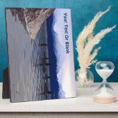 Plaque Photo Orca d'eau foncée (Côté)