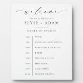 Plaque Photo Ordre Des Événements Ellesmere Accueil (Devant)