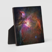 Plaque Photo Orion Nebula Hubble Space (Recto)