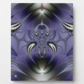 Plaque Photo Ornement Violet (Devant)