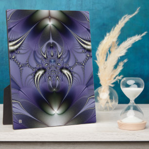 Plaque Photo Ornement Violet