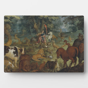 Plaque Photo Orphée Charming the Beasts (huile sur panneau)