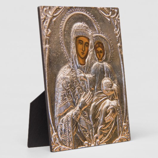 Plaque Photo Orthodox icon (Côté)