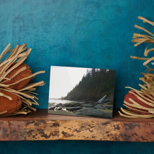 Plaque Photo Oswald West State Park, Oregon Coast (Côté)