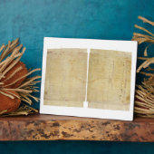 Plaque Photo Ottawa Traité indien Chippewa Wyandot Potawatomi (Côté)